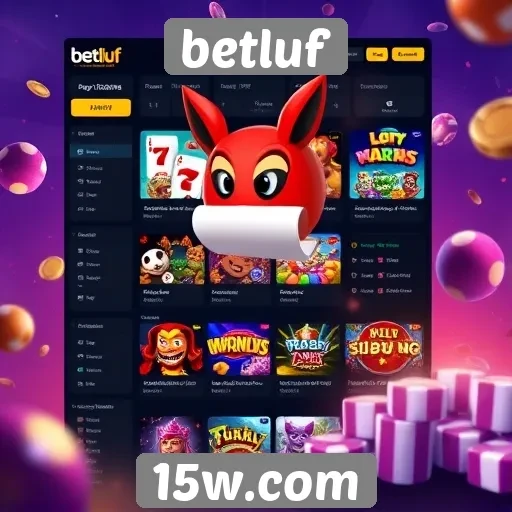 Experiência do usuário no site de jogos Betluf